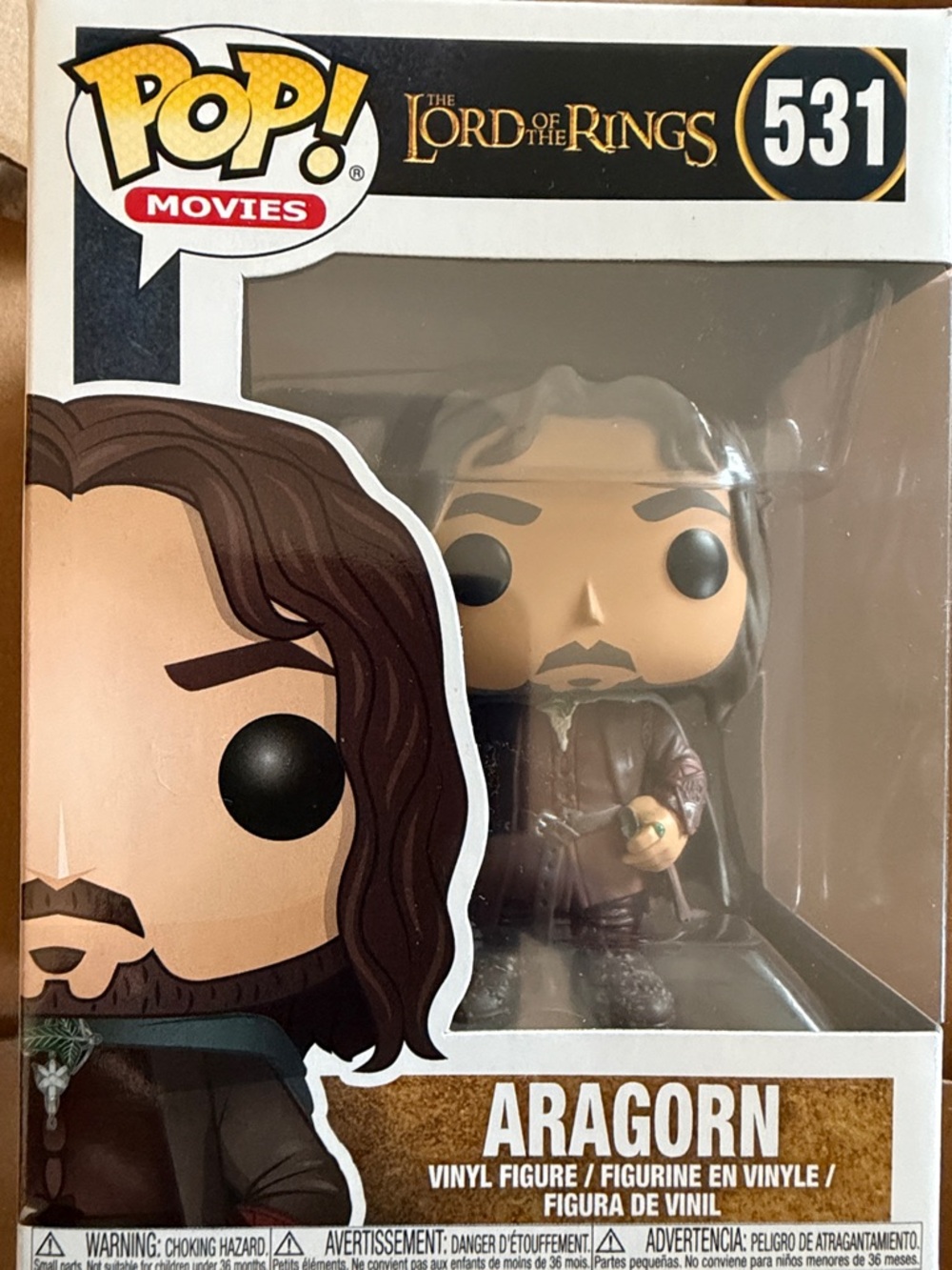 Funko Pop Lord of the Rings Aragorn #531 Vinyl Figure